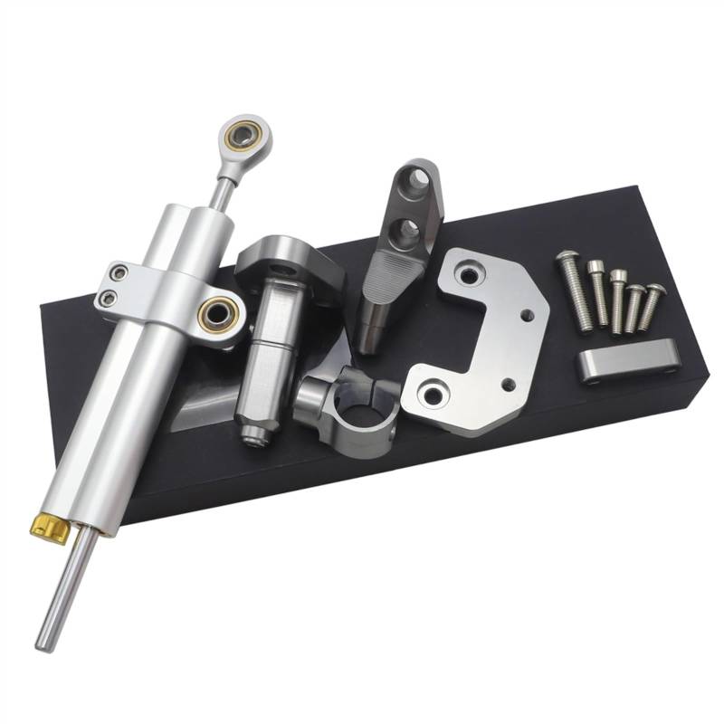 Für Y&AMAHA Für YZF R3 Für YZF R25 Für MT-03 Für MT-25 CNC Aluminium Einstellbare Motorräder Lenkung Stabilisieren Dämpfer Halterung Montage Kit Motorrad Dämpfer Stabilisator(7) von RORLL