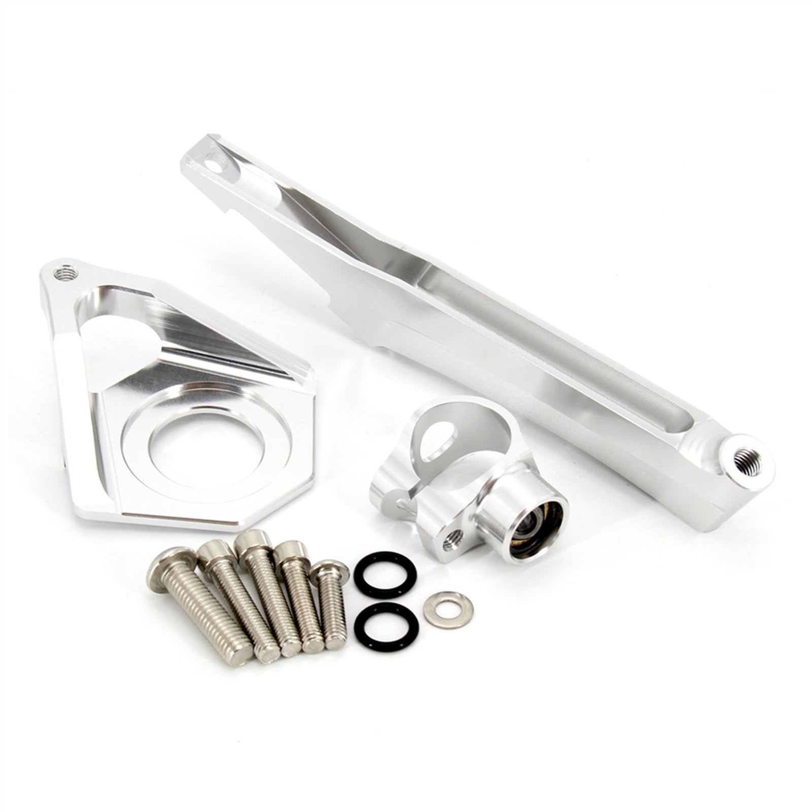 Für Y&AMAHA Für YZF-R6 Für YZF 600 2003 2004 2005 Neues Motorrad Lenkungsdämpferhalterung Stabilisator Linearmontage-Unterstützungssatz Motorrad Dämpfer Stabilisator(2) von RORLL