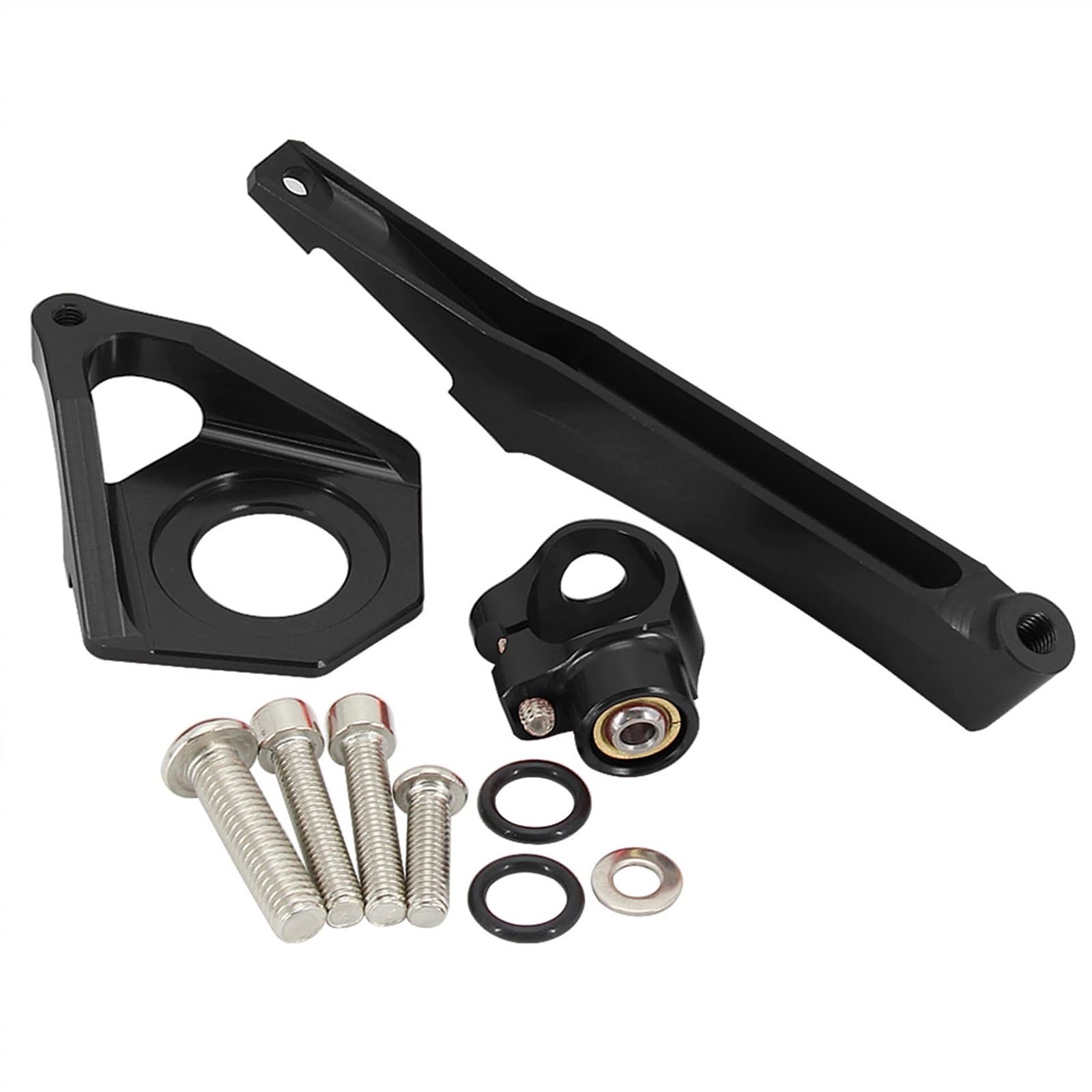 Für Y&AMAHA Für YZF-R6 Für YZF 600 2003 2004 2005 Neues Motorrad Lenkungsdämpferhalterung Stabilisator Linearmontage-Unterstützungssatz Motorrad Dämpfer Stabilisator(3) von RORLL