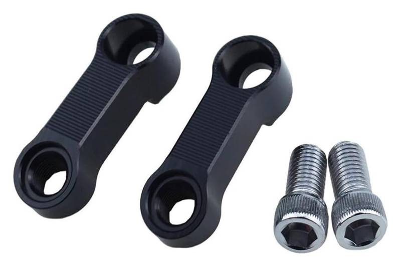 Motorrad Lenkererhöhung Für FTR1200 Für FTR 1200 2019-2024 Spiegel Riser Extender Spacer Verlängerung Adapter Adapter Griff Bar Riser(Schwarz) von RORLL
