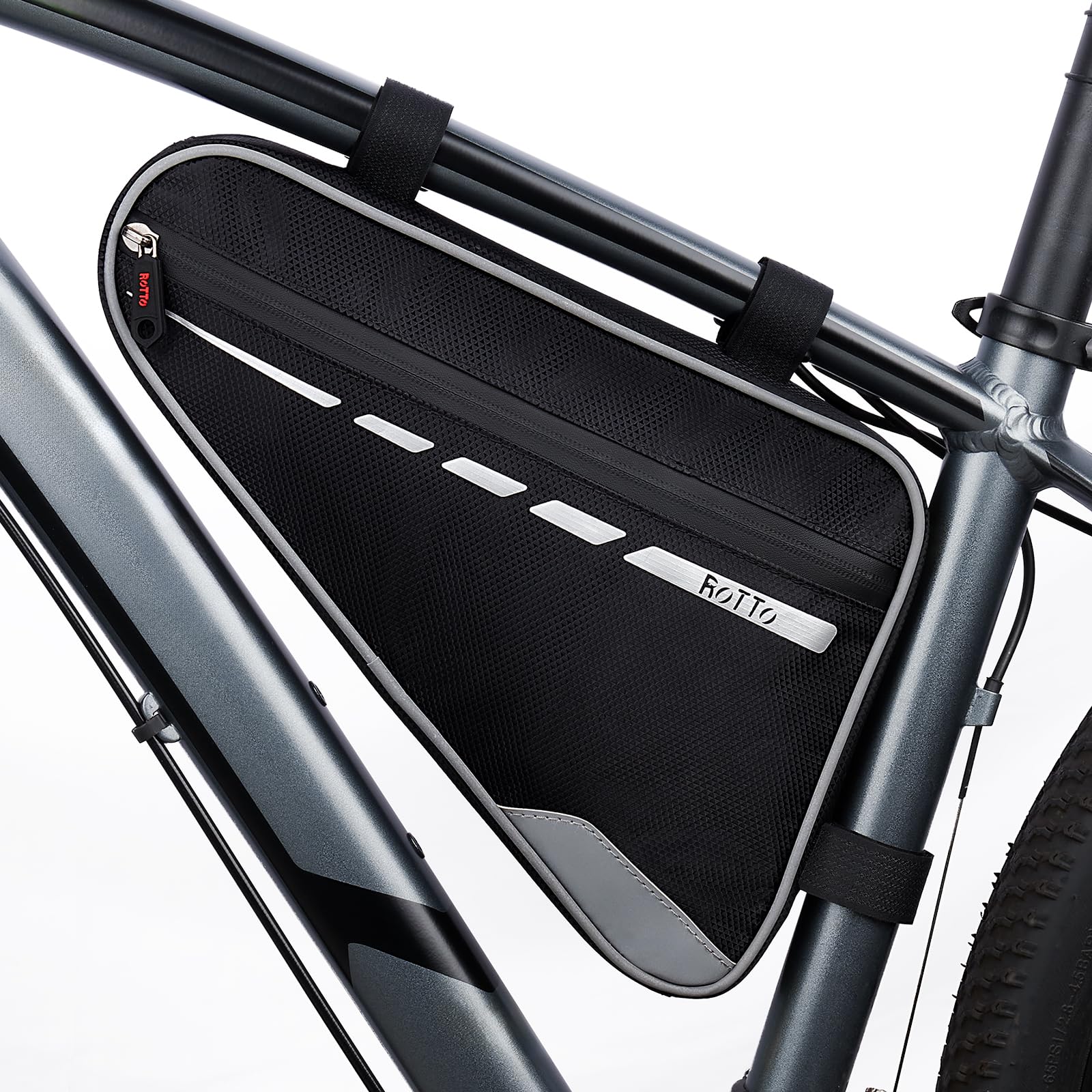 ROTTO Fahrrad Rahmentasche Dreieckstasche Wasserdicht 2l Fahrradtasche Rahmen Triangeltasche mit Reflektierende ROTTO Fahrrad Rahmentasche Dreieckstasche Wasserdicht 2l Fahrradtasche Rahmen Triangeltasche mit Reflektierende von ROTTO