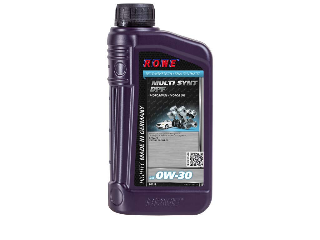 ROWE - 1 Liter HIGHTEC MULTI SYNT DPF SAE 0W-30 Motorenöl - PKW Motoröl von ROWE