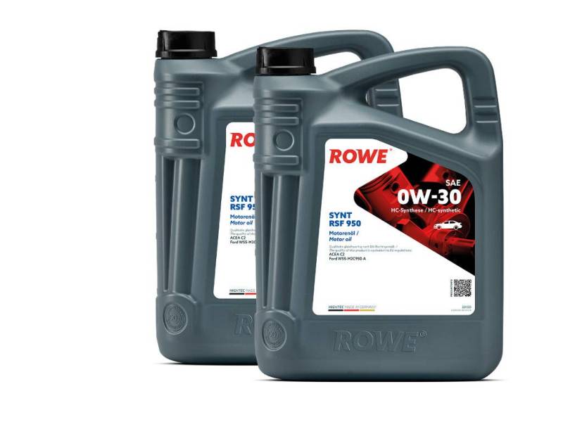 10 (2x5L) Liter ROWE HIGHTEC SYNT RSF 950 SAE 0W-30 Motoröl Made in Germany von ROWE