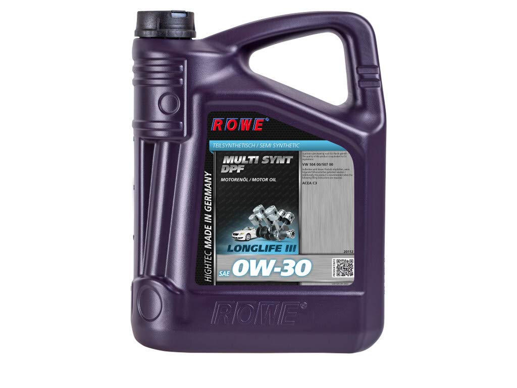 ROWE - 5 Liter HIGHTEC MULTI SYNT DPF SAE 0W-30 Motorenöl - PKW Motoröl von ROWE