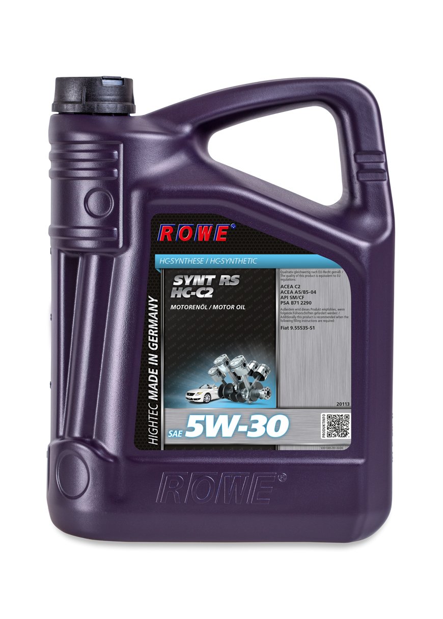 ROWE HIGHTEC SYNT RS SAE 5W-30 HC-C2, 5 Liter von ROWE