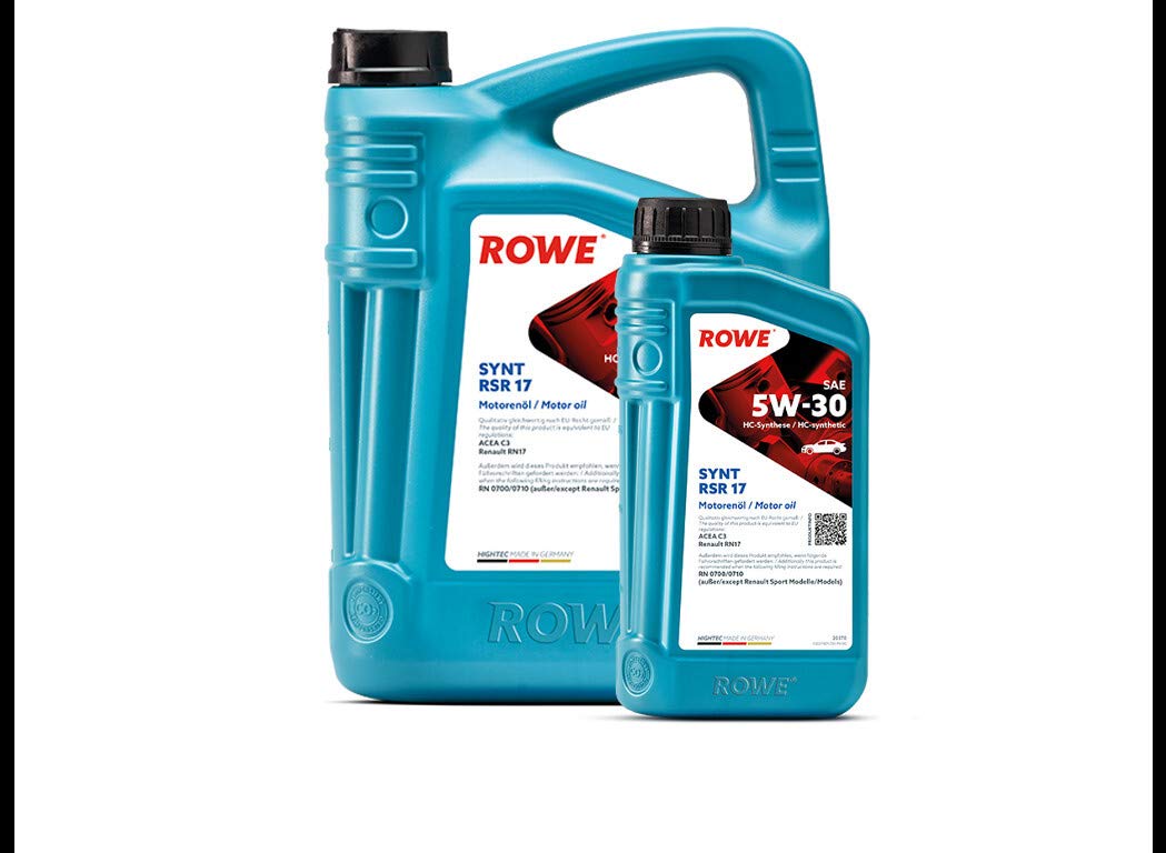 6 (5L+1L) Liter ROWE HIGHTEC SYNT RSR 17 SAE 5W-30 Motoröl Madein Germany von ROWE