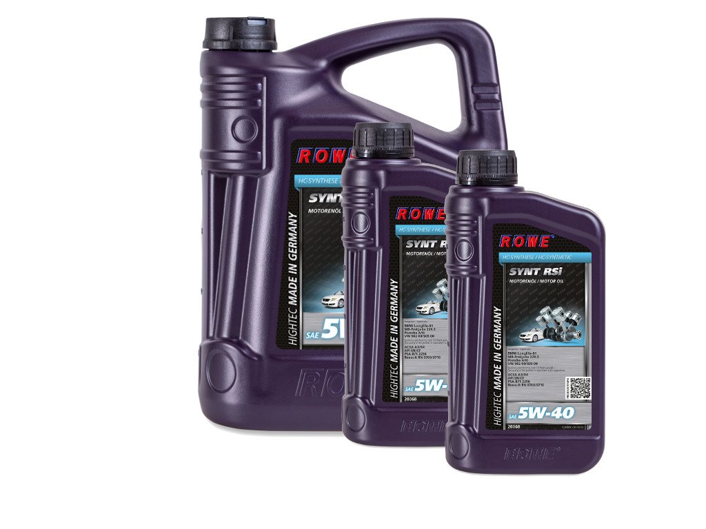 7 (5+2) Liter ROWE HIGHTEC SYNT RSi SAE 5W-40 von ROWE