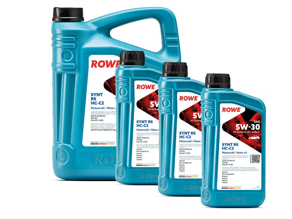 8 (5L+3L) Liter ROWE HIGHTEC SYNT RS SAE 5W-30 HC-C2 Motoröl Made in Germany von ROWE