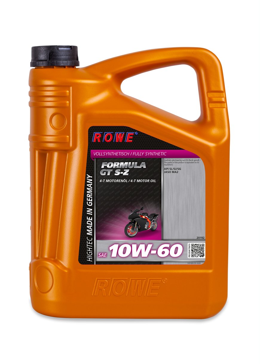 ROWE HIGHTEC FORMULA GT SAE 10W-60 S-Z, 5 Liter von ROWE