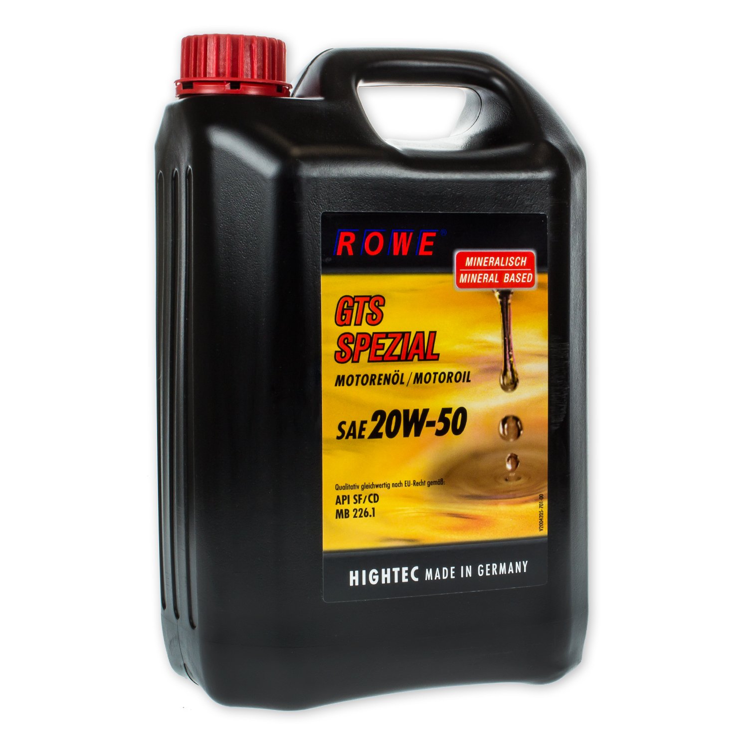 ROWE HIGHTEC GTS SPEZIAL SAE 20W-50, 5 Liter von ROWE