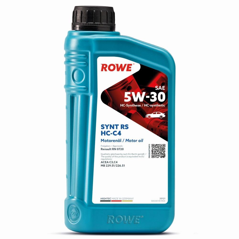 ROWE HIGHTEC SYNT RS SAE 5W-30 HC-C4, 1 Liter ROWE HIGHTEC SYNT RS SAE 5W-30 HC-C4, 1 Liter von ROWE