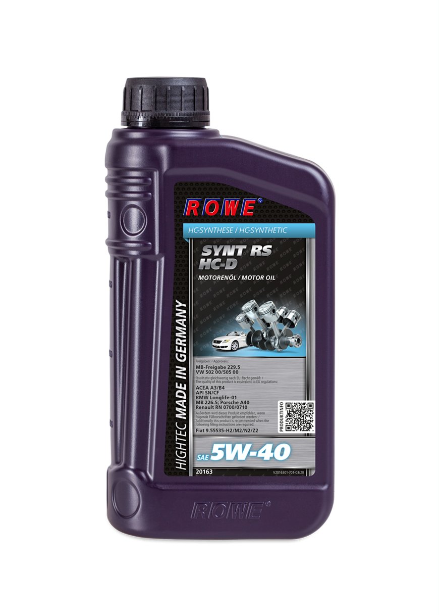 ROWE HIGHTEC SYNT RS SAE 5W-40 HC-D, 1 Liter ROWE HIGHTEC SYNT RS SAE 5W-40 HC-D, 1 Liter von ROWE