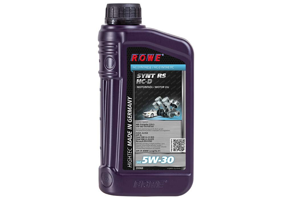 ROWE HIGHTEC SYNT RS SAE 5W30 HC-GM, 1 Liter ROWE HIGHTEC SYNT RS SAE 5W30 HC-GM, 1 Liter von ROWE