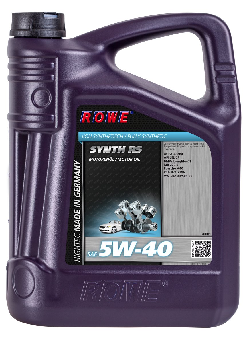 ROWE - 5 Liter HIGHTEC SYNTH RS SAE 5W-40 Motorenöl von ROWE