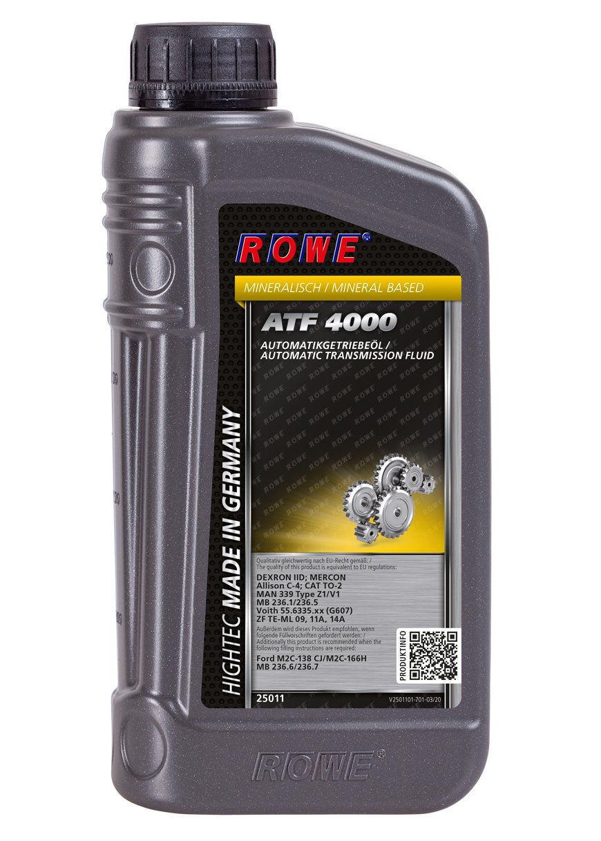 ROWE Hightec ATF 4000-1 Liter PKW Getriebeöl mineralisch | Made in Germany ROWE Hightec ATF 4000-1 Liter PKW Getriebeöl mineralisch | Made in Germany von ROWE