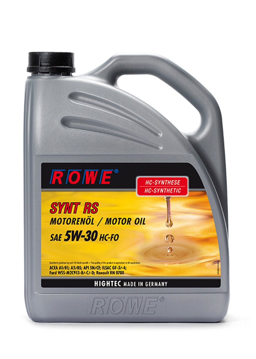 ROWE - 5 Liter HIGHTEC SYNT RS SAE 5W-30 HC-FO Motorenöl - PKW Motorenöl von ROWE
