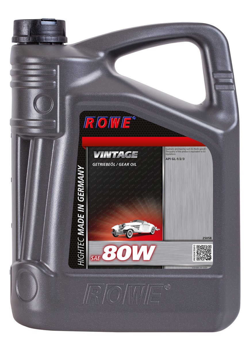 ROWE Hightec Vintage SAE 80W - 5 Liter Oldtimer, Youngtimer Getriebeöl | Made in Germany ROWE Hightec Vintage SAE 80W - 5 Liter Oldtimer, Youngtimer Getriebeöl | Made in Germany von ROWE