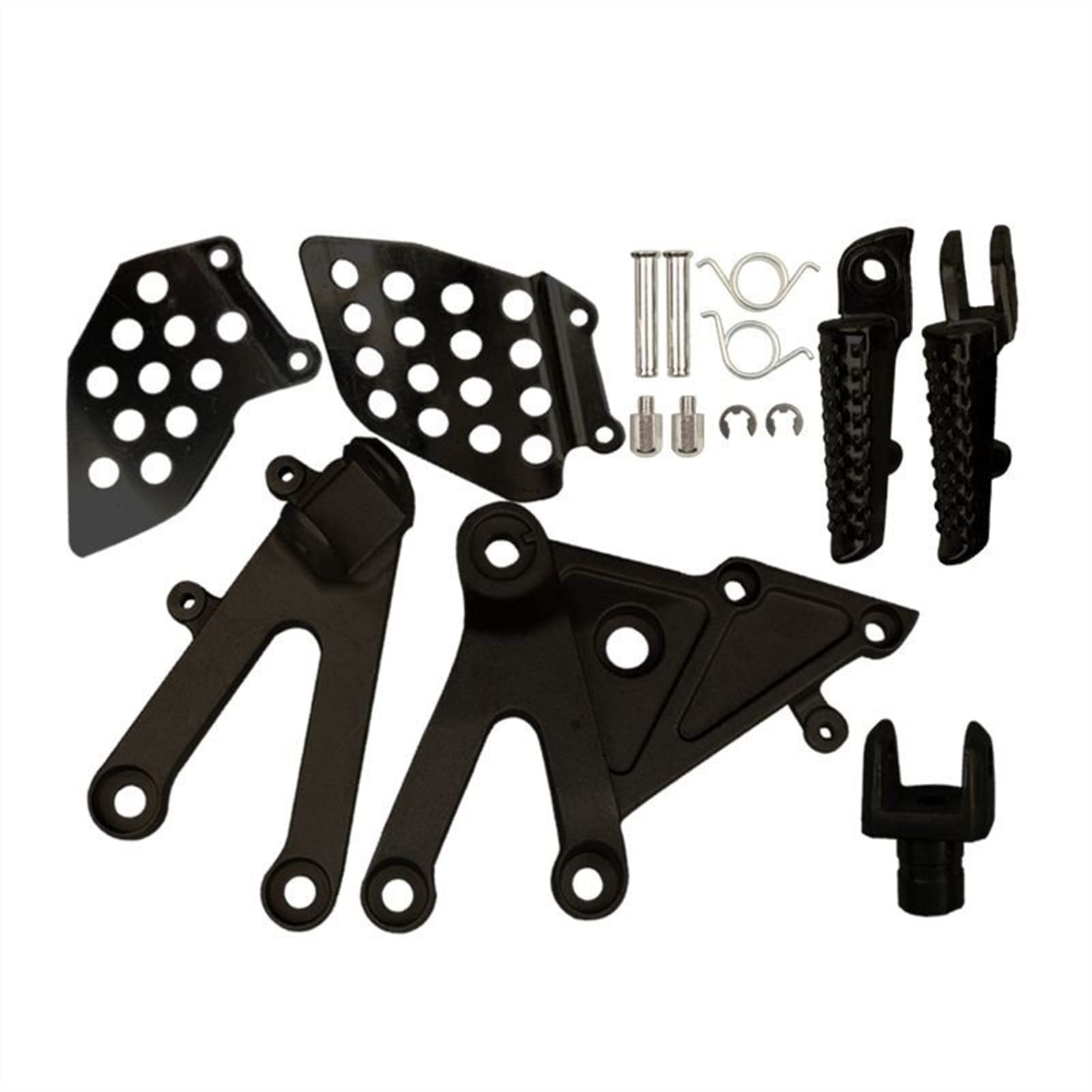 Fahrer-Fußrasten Vorne Für Honda CBR 600 RR 2003 2004 2005 2006 Halterung Fußrasten Fußrasten CBR600RR Fußrasten Fußstützen (Color : Black) von ROXTAN