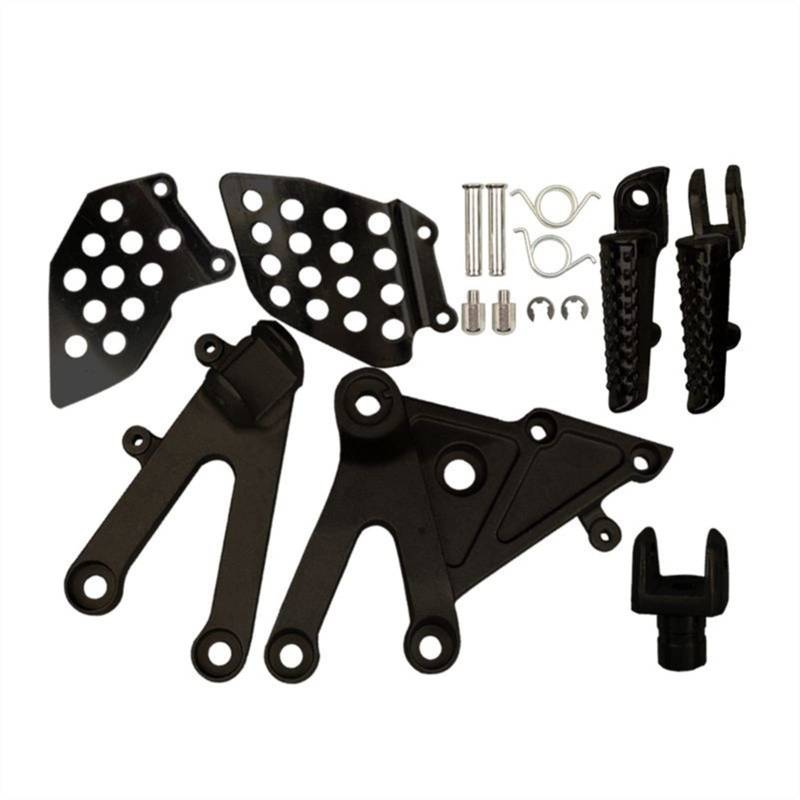Fahrer-Fußrasten Vorne Für Honda CBR 600 RR 2003 2004 2005 2006 Halterung Fußrasten Fußrasten CBR600RR Fußrasten Fußstützen (Color : Black) von ROXTAN