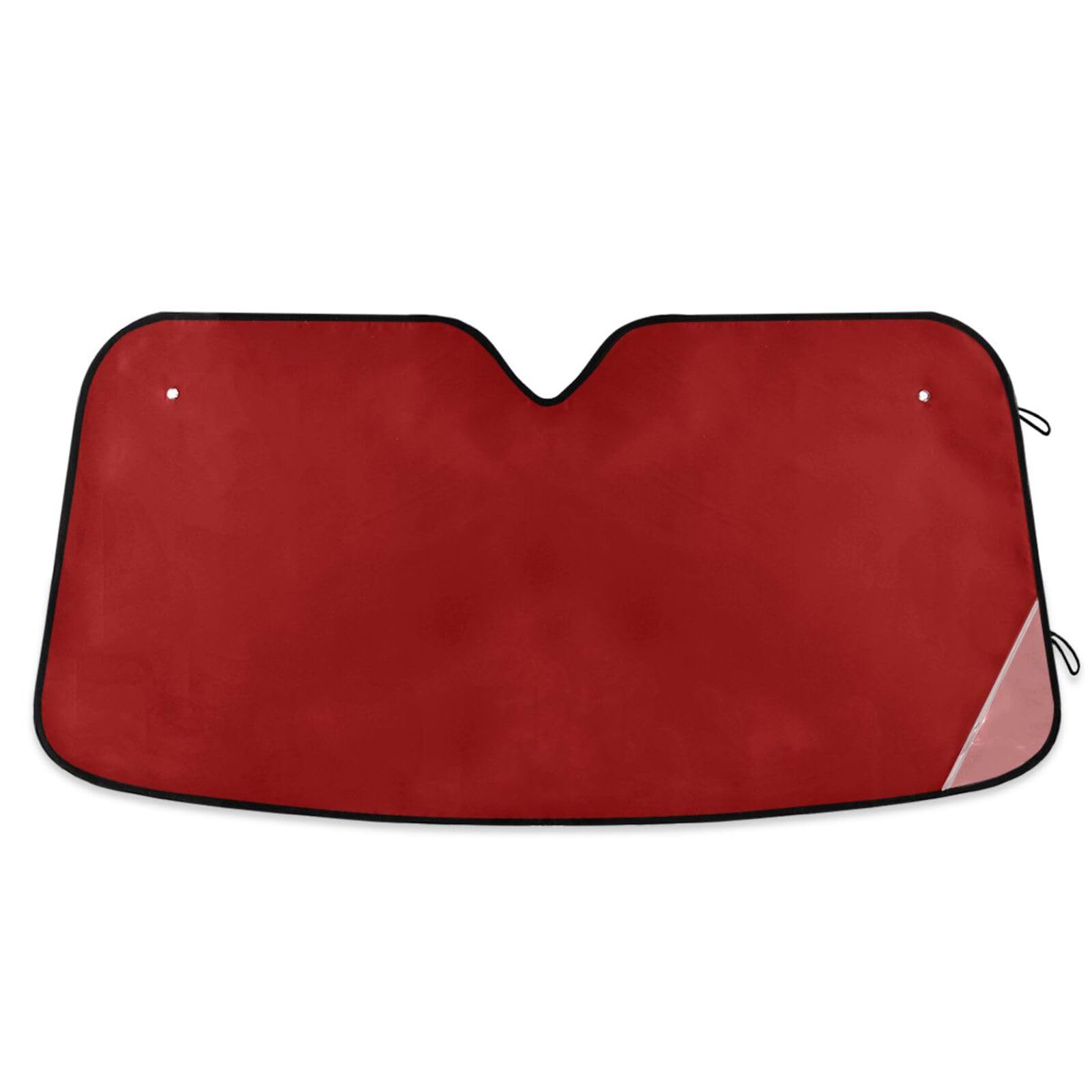 Windschutzscheiben-Sonnenschutz, Dunkelrot, faltbare Auto-Windschutzscheibenabdeckung, Frontscheibenabdeckung – 140 x 70 cm Windschutzscheiben-Sonnenschutz, Dunkelrot, faltbare Auto-Windschutzscheibenabdeckung, Frontscheibenabdeckung – 140 x 70 cm von RPLIFE