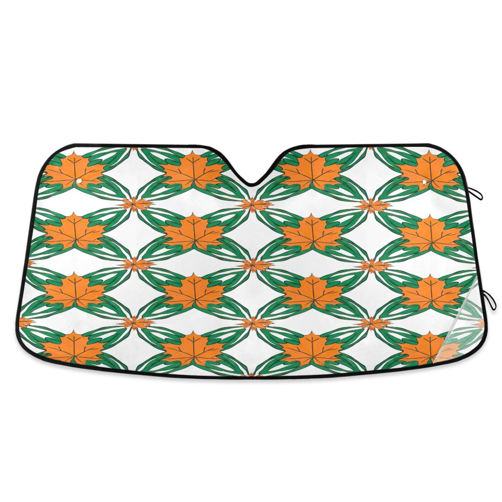 Windschutzscheiben-Sonnenschutz, Herbstblätter, faltbare Frontscheibenabdeckung, UV-Sonnenschutz für Auto – 144 x 80 cm Windschutzscheiben-Sonnenschutz, Herbstblätter, faltbare Frontscheibenabdeckung, UV-Sonnenschutz für Auto – 144 x 80 cm von RPLIFE