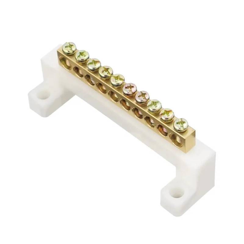 10 Position Brass Grounding Strip Terminal Block Connector For Distribution Cabinet von RPOVAXVK