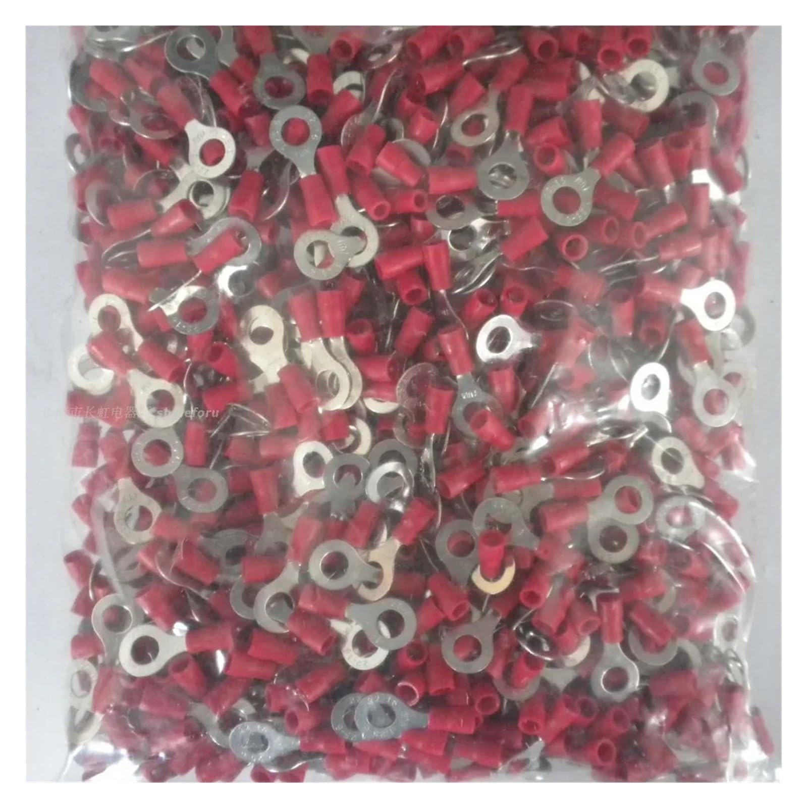 1000pcs/lot RV1.25-6 Ring circle round loop cable lugs solder block sleeve insulated terminal PVC pipes terminals 1000pcs/lot RV1.25-6 Ring circle round loop cable lugs solder block sleeve insulated terminal PVC pipes terminals von RPOVAXVK