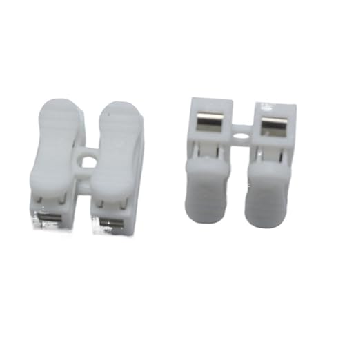 10PCS 2pin Spring Cable Clip self lock press push quick 2P Wire connector Terminal for car led strip lamp von RPOVAXVK