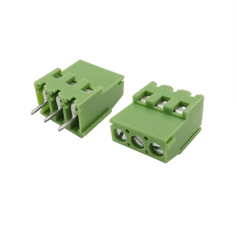 10Pcs KF129 3Pin Splice Terminals Wire Connector 300V 25A KF129 5.08mm Pitch 3P Straight Needle PCB Screw Terminal Block Adapter von RPOVAXVK