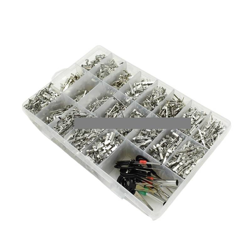 1768Pcs 1/1.5/1.8/2.2/2.8/3.5mm Female Male Auto Crimping Wire Terminal With Pin Removal Tool von RPOVAXVK