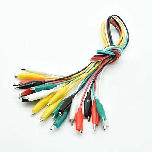 20pcs Double-ended Test Line Cable Test Clamp Connector Wire Testing Wire von RPOVAXVK