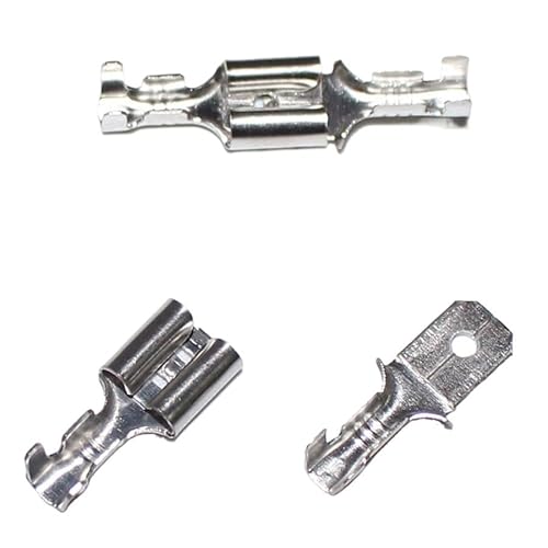 20sets 6.3mm Crimp Terminal 6.3 mm Male Female Spade Connector for 22-16AWG Wire von RPOVAXVK