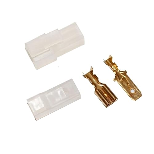 2sets DJ7011-7.8 1P Auto Connector Male Female Socket with Terminals for Car 1Pin Waterproof Electrical Wire Adaptor von RPOVAXVK