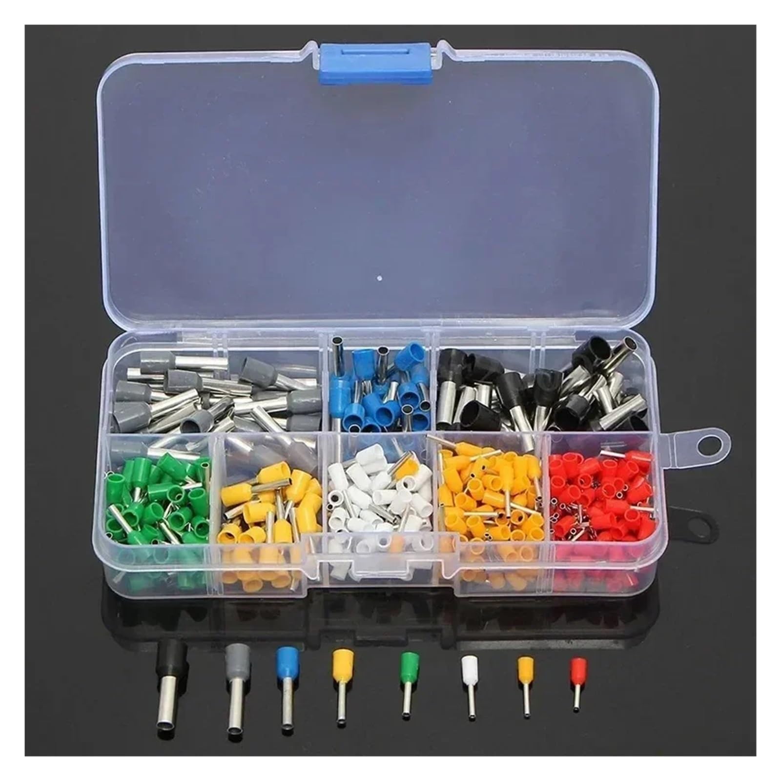 400Pcs VE Crimp Terminals,Wire Insulated Terminator,Block Cord End Connector,Electrical Tube Terminal von RPOVAXVK