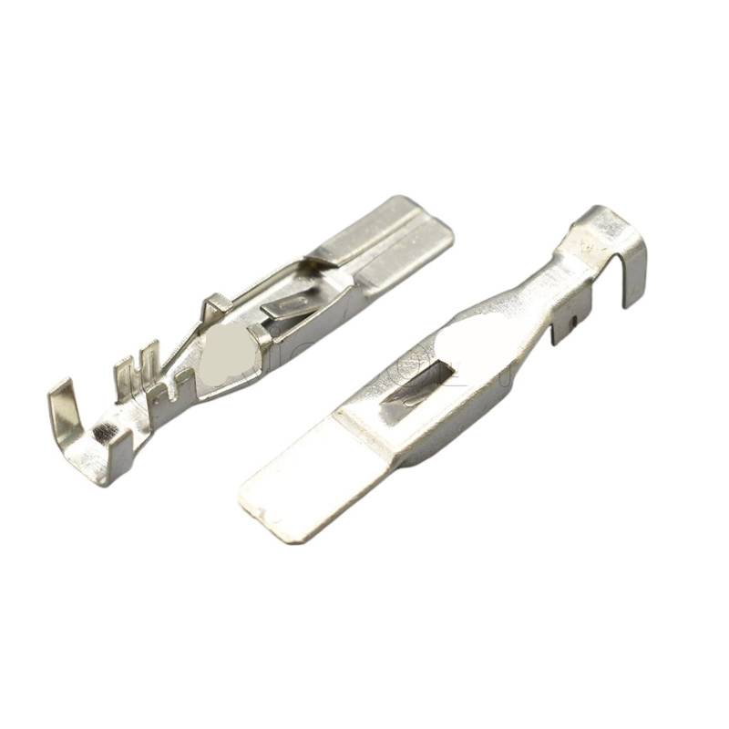 50Pcs DJ611A-A6.3B H62 Brass Tinned 6.3 MM Automotive Male Connector Tinned Wiring Terminal von RPOVAXVK