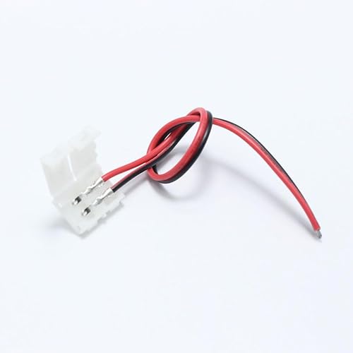 5PCS/lot 12V Wire 2 Pin Welding Connector at 1 end for 8mm Width 3528 LED Strip to Strip Connection Length 15cm von RPOVAXVK