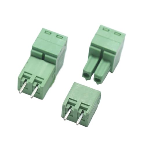 5pcs 2Pin Pluggable Terminal Block 2P Straight Pin PTB + jack for 22-14AWG Wire Male Female PCB Splice Connector 10A von RPOVAXVK