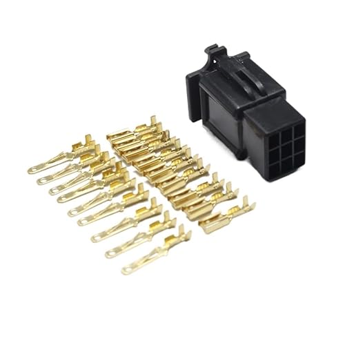 5set 2.8mm 9Pin Auto Electrical Wire Connector 2.8 9P Black Car with Terminals for E-Bike Automobile Motorcycle etc von RPOVAXVK