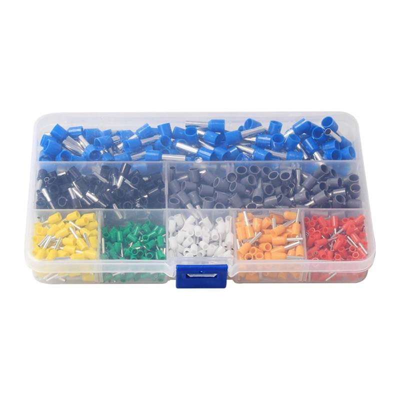 800pcs Terminals Kit AWG 10-23 1.5-6mm2 Crimping Pliers for Cable End Sleeves Special Tube Clamp Ferrule Hand Tool Pliers von RPOVAXVK