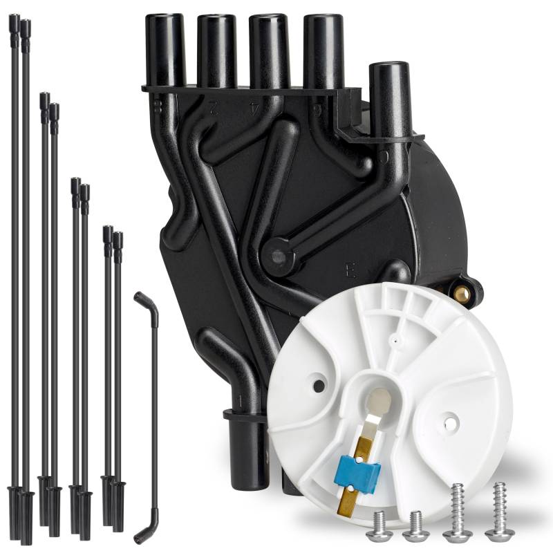 Verteilerkappe, Rotor, Zündkerzenkabel Tune Up Kit für Mercruiser 5.0 5.7 MPI MAG und Volvo Penta 5.0 5.7 GI GXI von RPS