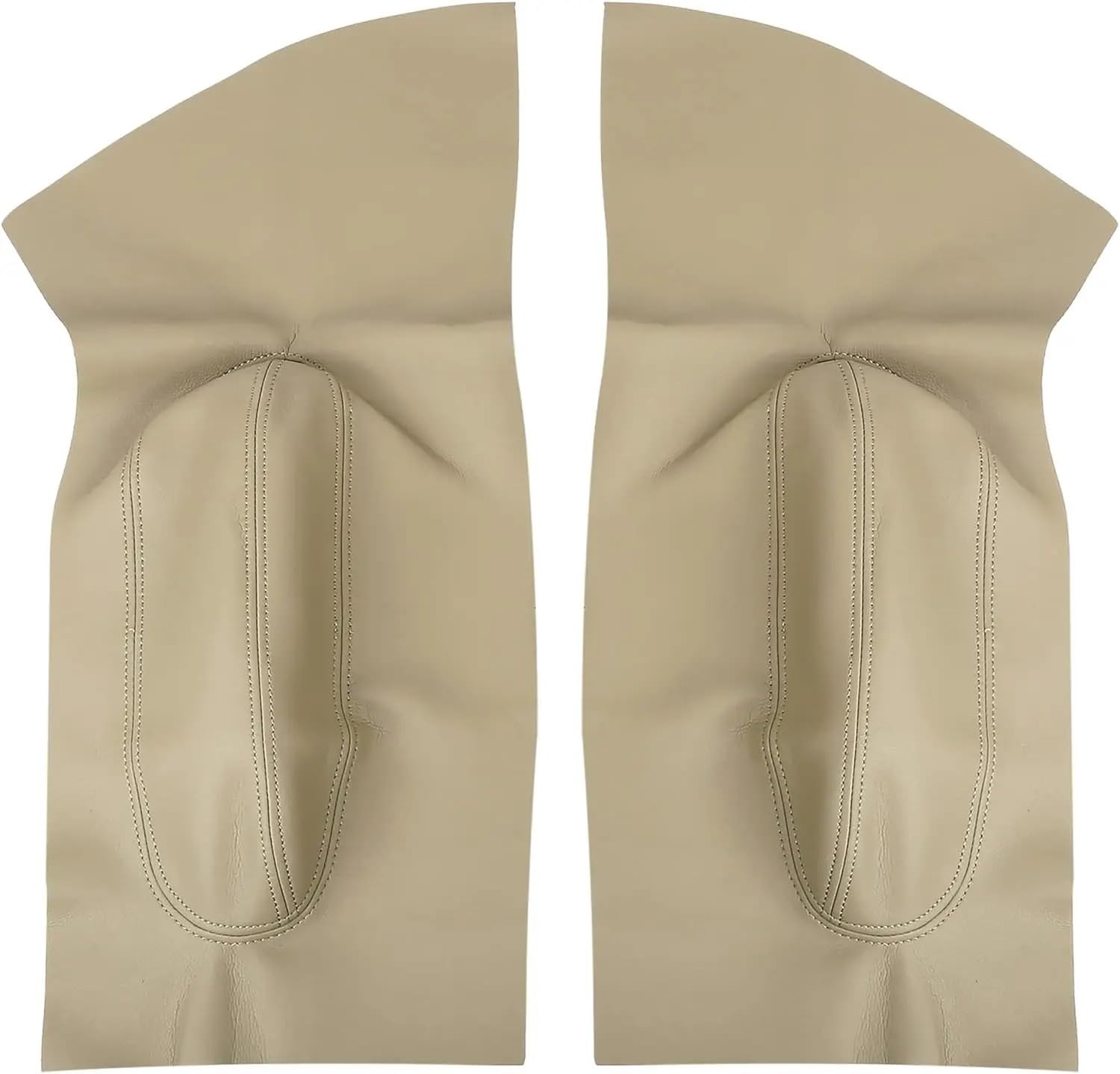 1 Paar Türgriffe for Käfer-Autos mit Mikrofaser-Lederbezug for die Innenausstattung und die Vordertürdekoration, Autozubehör(Gray 2pcs) von RQEYUNP