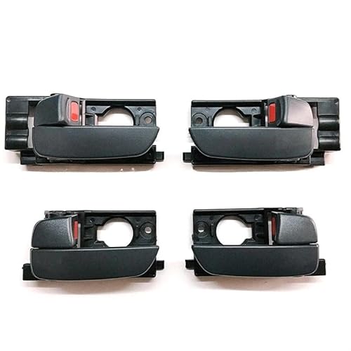 1 Stück Innentürgriff Innentürgriffe Schwarz Kompatibel mit Hyundai Accent 2006-2011 Autozubehör(1 Set - 4 Doors) von RQEYUNP
