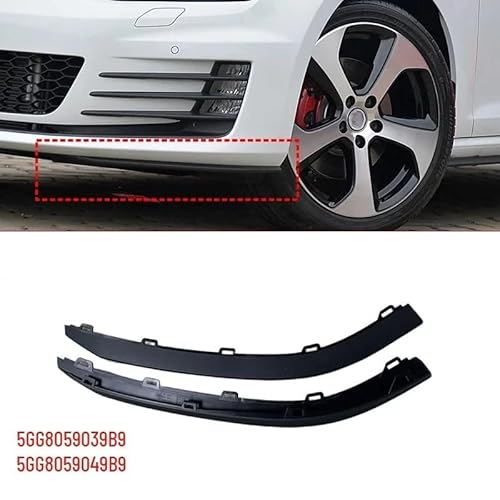 2 Stück Auto Frontstoßstange Lippe Luftabweiser Volant Trim Untere Spoiler Kompatibel mit VW Golf MK7 GTI 2015-2017 5GG8059049B9 2 Stück Auto Frontstoßstange Lippe Luftabweiser Volant Trim Untere Spoiler Kompatibel mit VW Golf MK7 GTI 2015-2017 5GG8059049B9 von RQEYUNP
