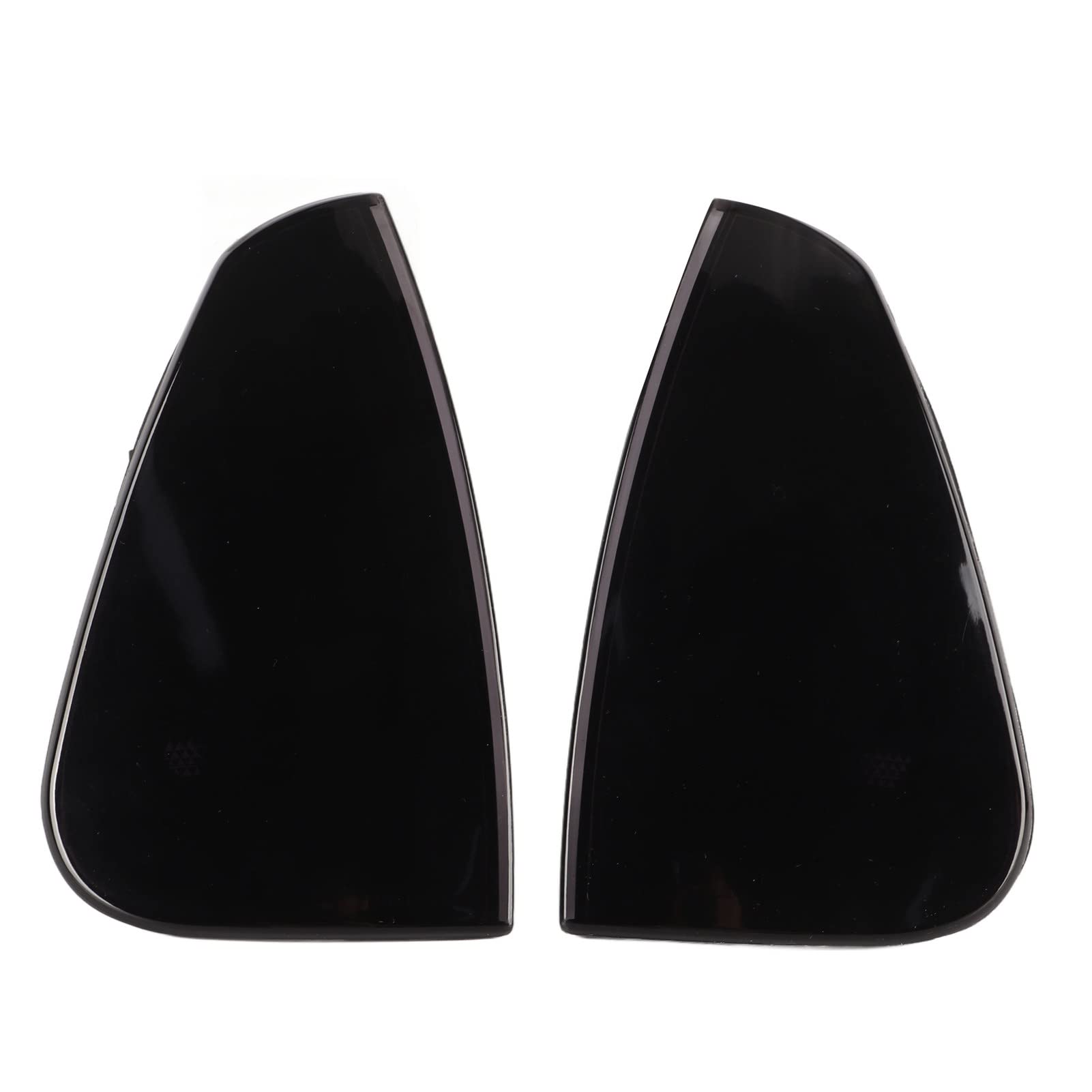 2-teilige Frontblinkerabdeckung 4806218AD Seitenmarkierungslampenabdeckung Kompatibel mit Dodge LX SRT8 2006 2007 2008 ‑ 2010(Black) von RQEYUNP