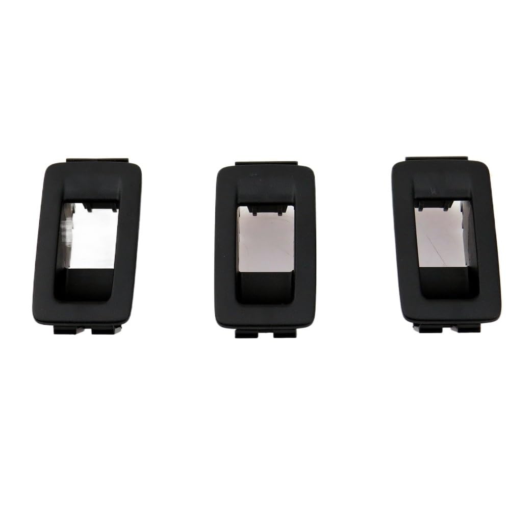 3 Stück Schwarze Fensterknopfschalter-Rahmenabdeckung, kompatibel mit VW Golf MK5 MK6 Passat Alhambra 1F0959527 1F0 959 527 3 Stück Schwarze Fensterknopfschalter-Rahmenabdeckung, kompatibel mit VW Golf MK5 MK6 Passat Alhambra 1F0959527 1F0 959 527 von RQEYUNP