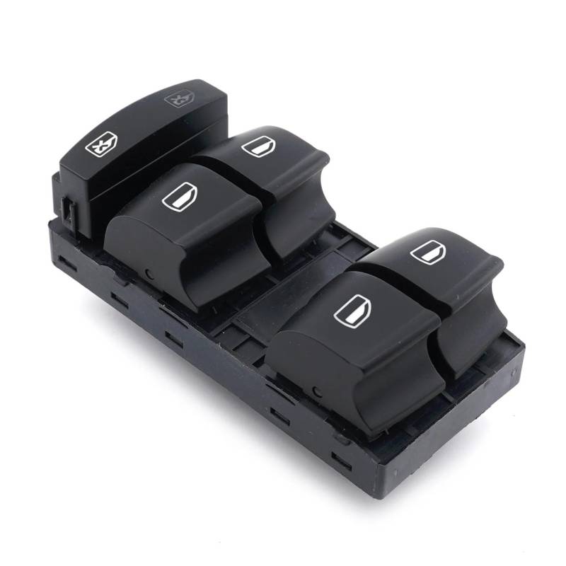 4F0959851F 4F0 959 851 F Kompatibel mit Audi A3 A6 S3 S6 Q7 RS6 Plus Avant Elektrischer Hauptfensterheber-Steuerschalter von RQEYUNP