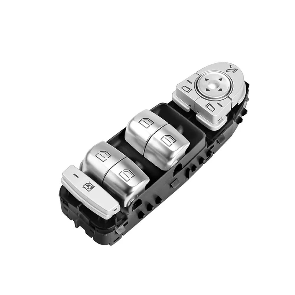 A2059056811 Power Master Fenster Control Schalter Taste Konsole Kompatibel mit Mercedes-Benz C Klasse W205 S205 X253 C200(Black) von RQEYUNP