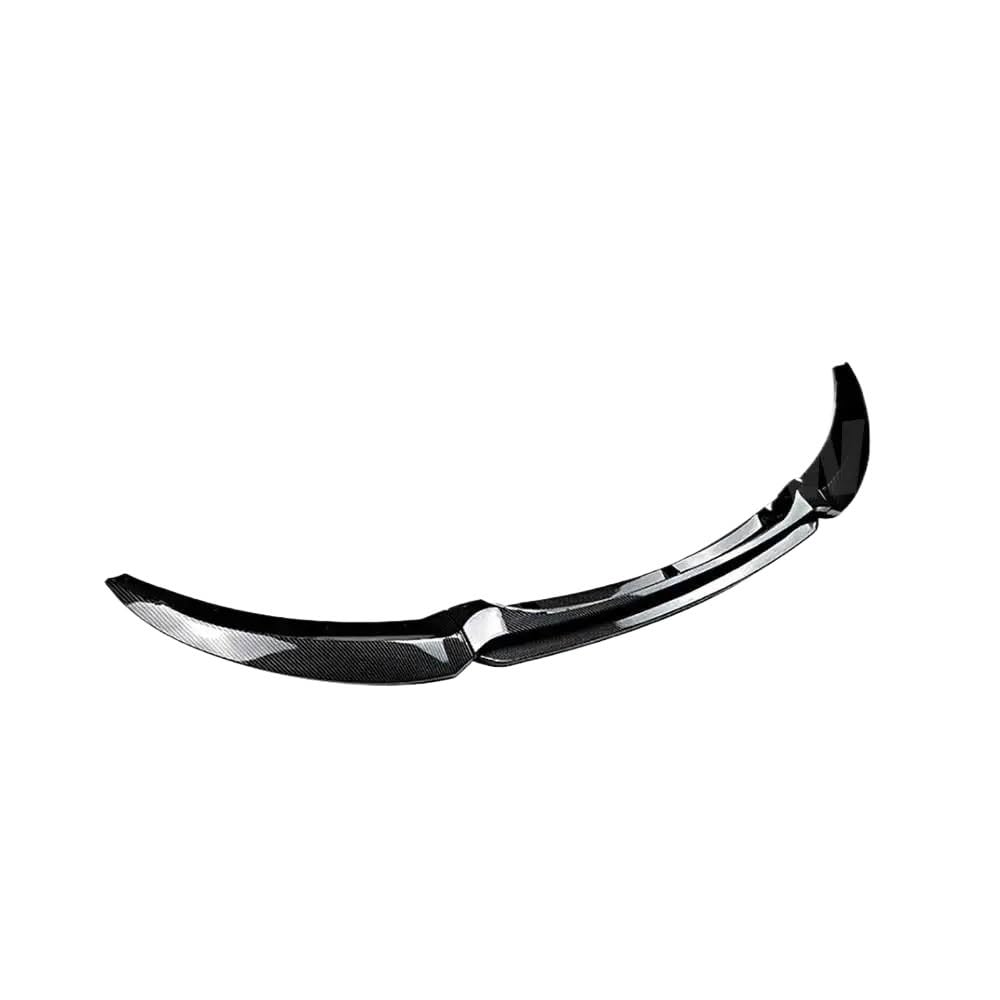 ABS Frontstoßstangenverlängerung Kompatibel mit BMW 1er E82 M Sport 2007-2010 Carbon Look Schwarz Hochglanz Frontstoßstangenschutz(Carbon Look) von RQEYUNP