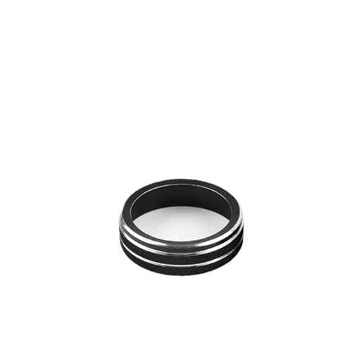 Auto Auto AC Control Ring for VW Tiguan for Atlas T-ROC for Ateca FR for Passat B8 Trim Abdeckung Auto Innen Zubehör(Black,1pc) von RQEYUNP