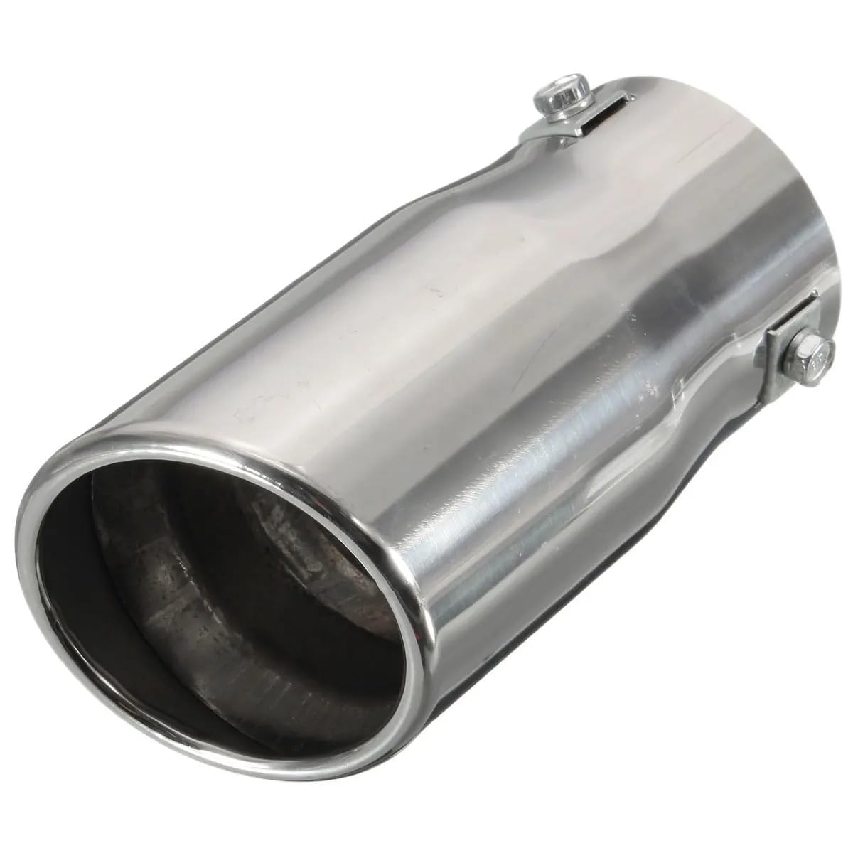 Auto Auto Schalldämpfer Stahl Edelstahl Trim Endrohr Fahrzeug Auspuffrohr Spitze Auto Ersatz Teile Universal(Bevel) von RQEYUNP